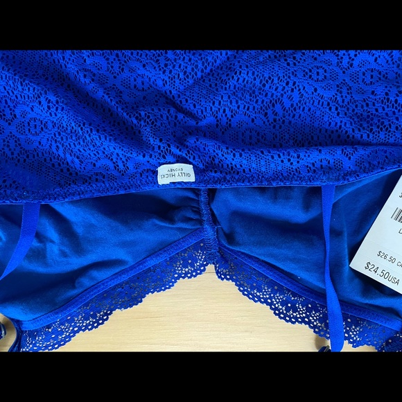 Gilly hicks blue unlined bralette size large - Picture 7 of 9